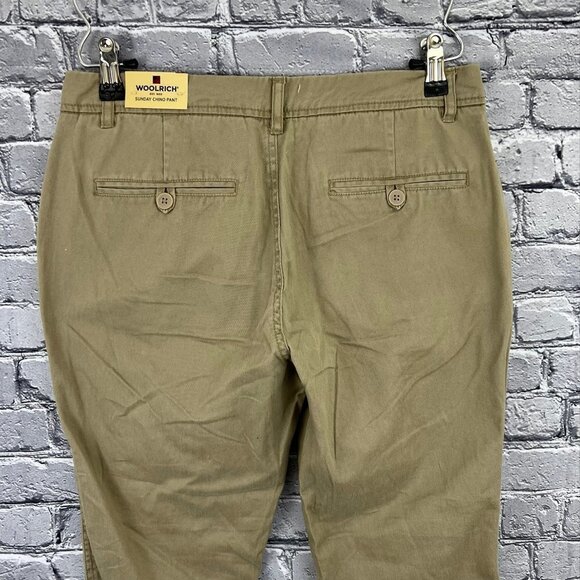 Woolrich Sunday Chino Pants Khaki Size 6 NWT - Picture 5 of 6